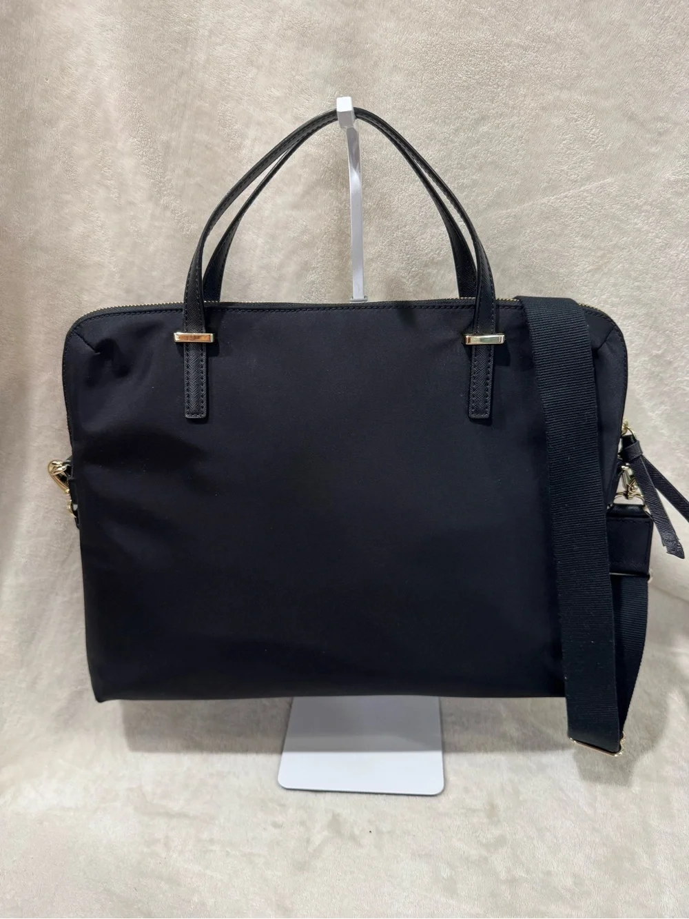 kate spade Black Nylon Briefcase Tote